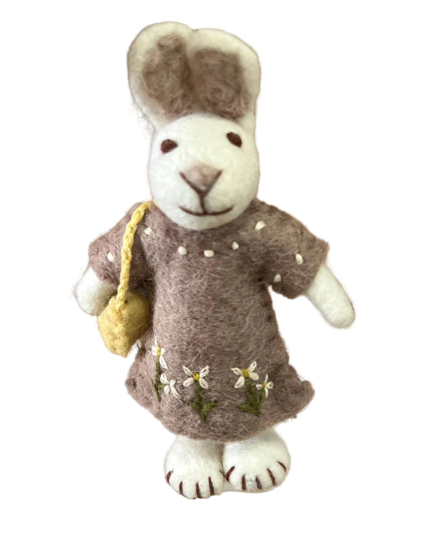 ethik felt || rabbit with felted outfit
