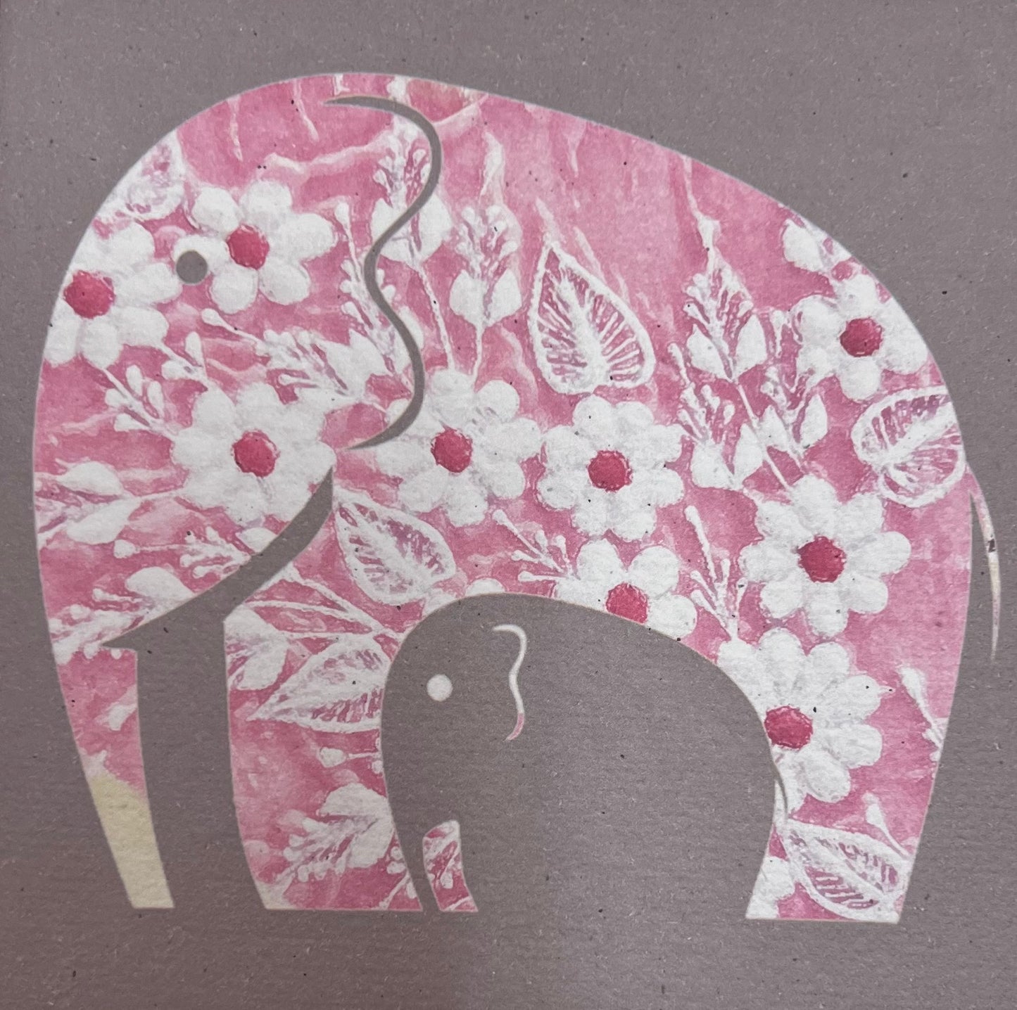 Saraswati paper cards || elephant designs