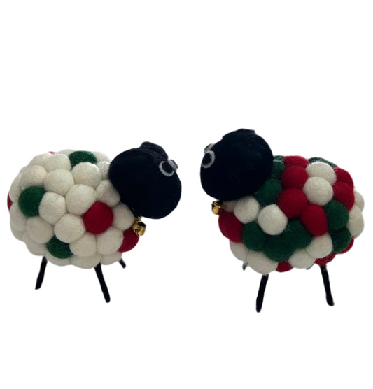 ethik felt || xmas felt ball sheep