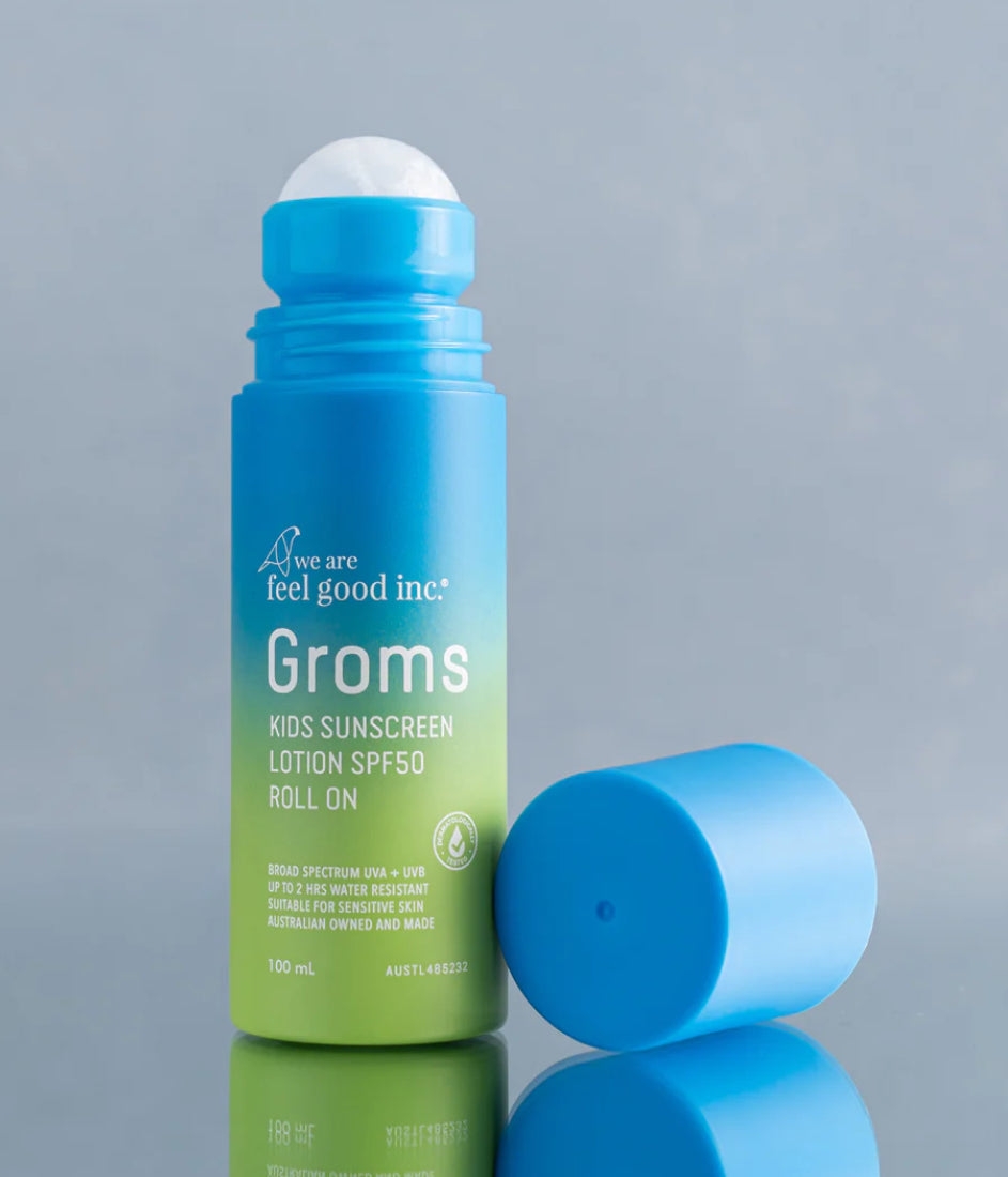 we are feel good inc || GROMS kids 100ml SPF50 roll on