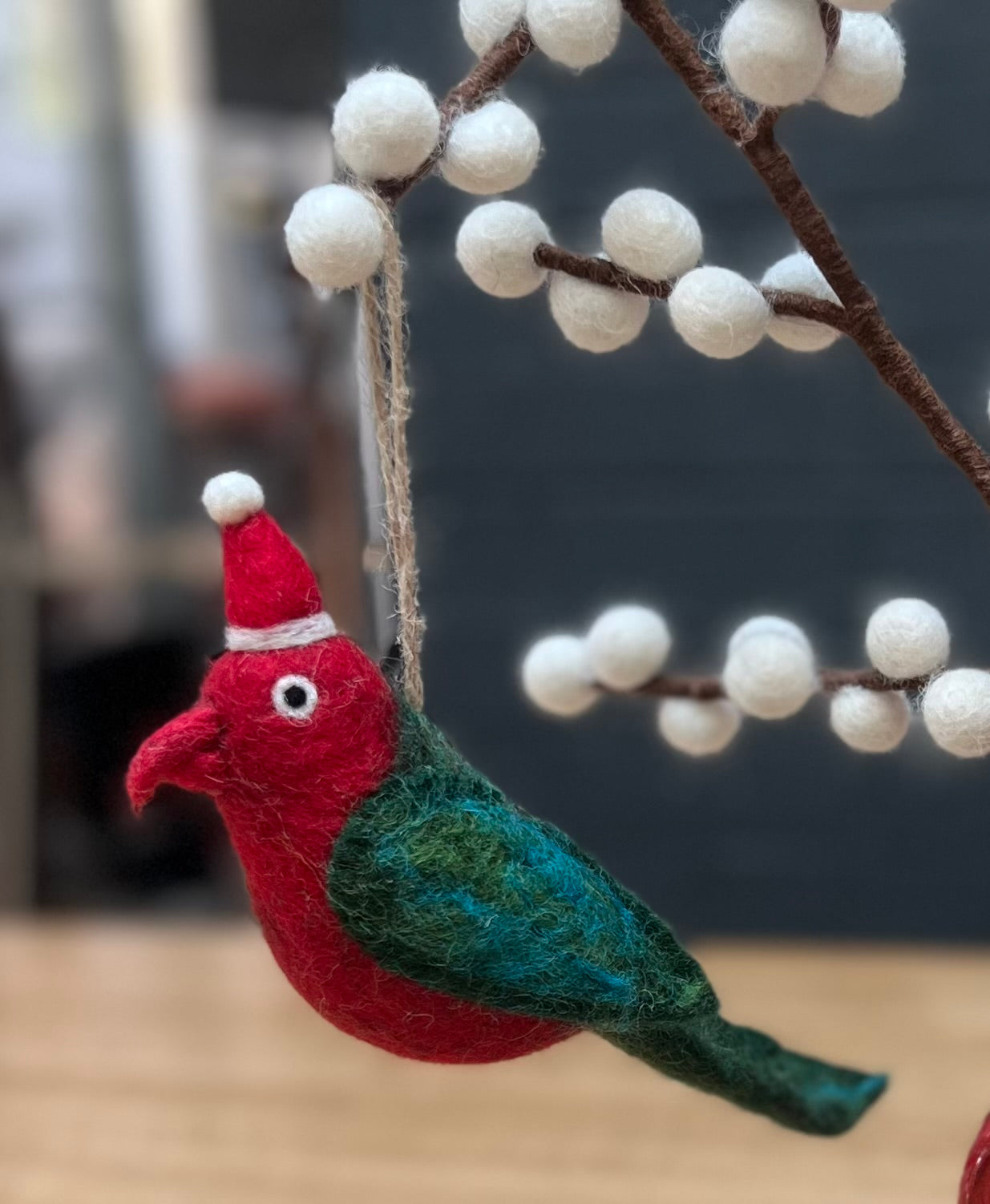 ethik felt || aussie bird xmas decorations