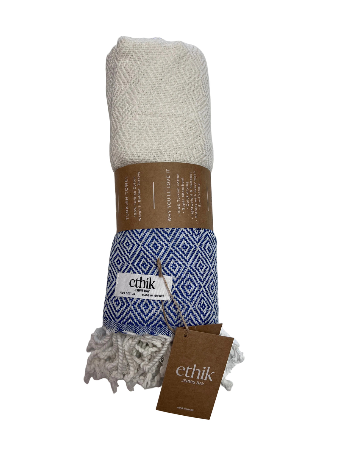 ethik turkish towel || diamond weave