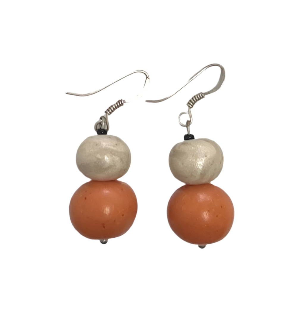 Samunnat jewellery ||double bead spice earrings