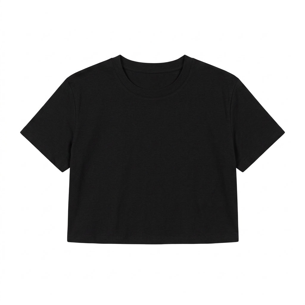ethik organic cotton || oversized cropped tee