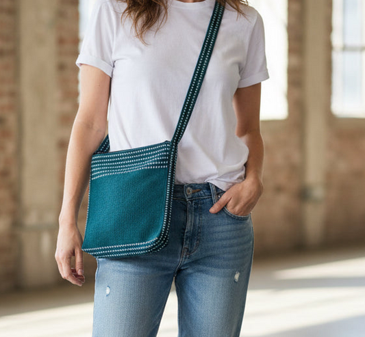 fair trade WSDO || cross body bag || small