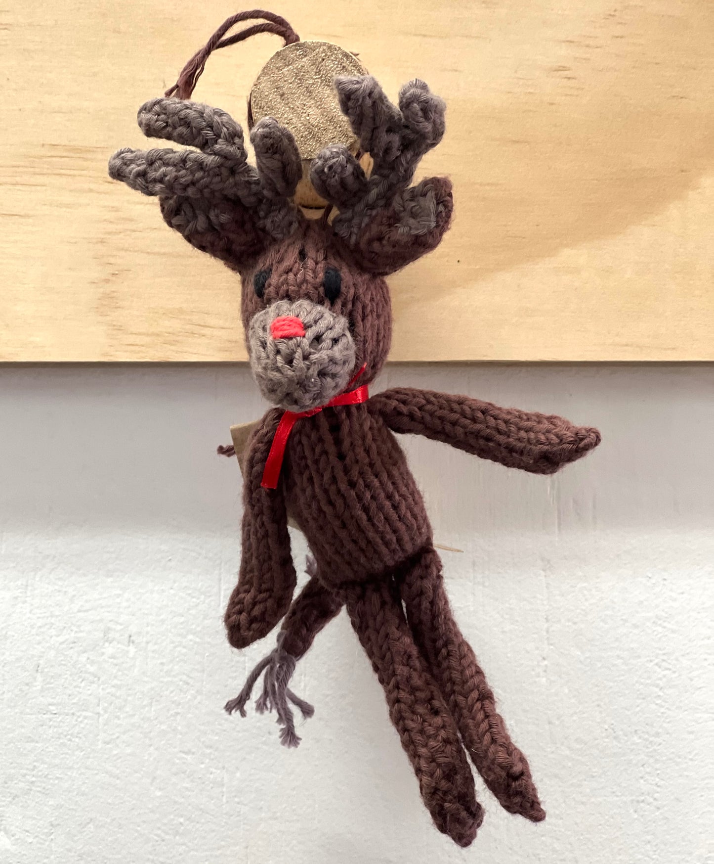 Kenana knitters || cotton xmas reindeer