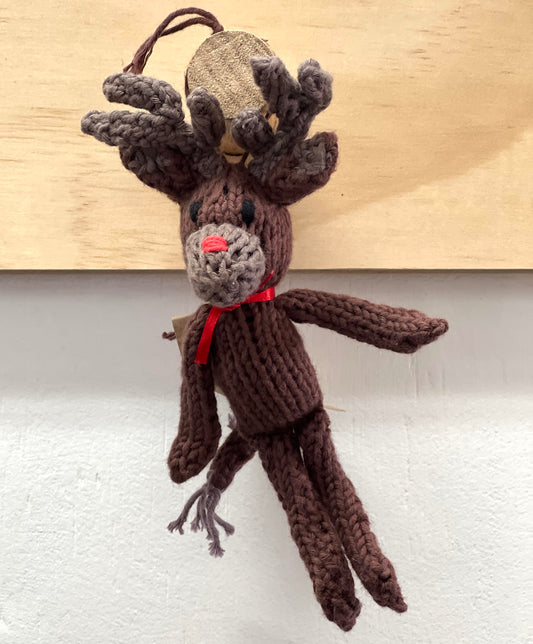 Kenana knitters || cotton xmas reindeer