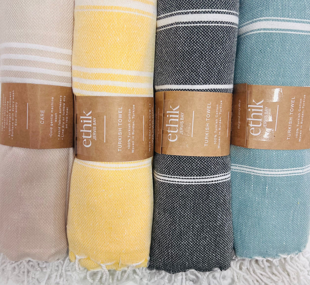 ethik turkish towel || thin stripe