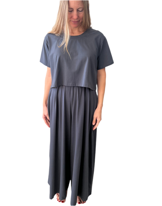 ethik organic cotton || wide leg pants