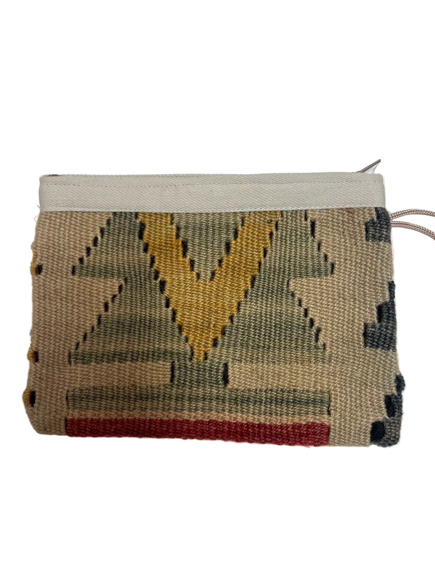 Turkish up-cycled carpet || clutch purse