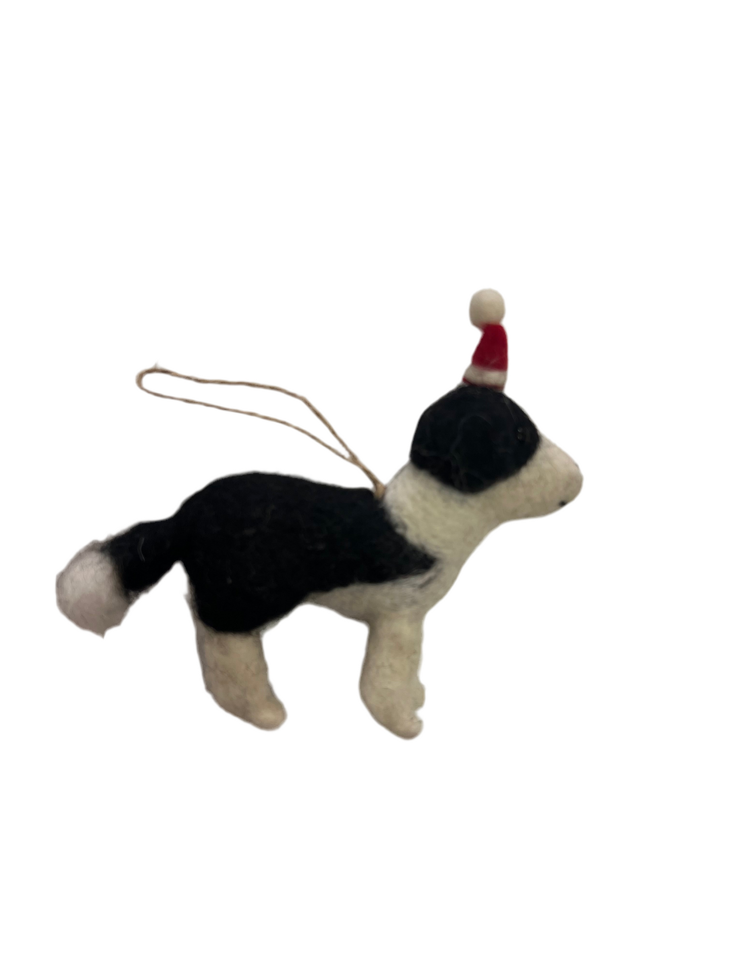 ethik felt || border collie xmas decoration