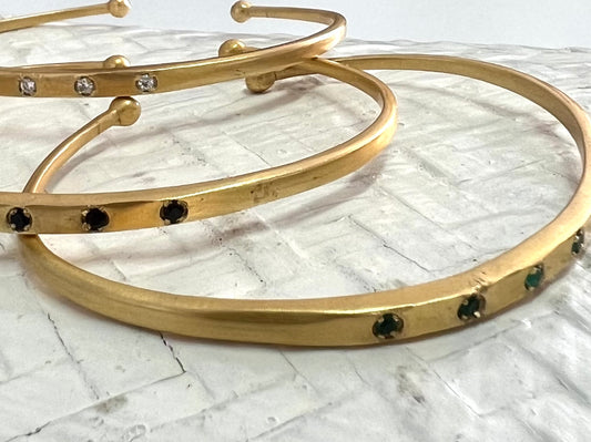 Jaipur gold jewellery || brass and 5 stone bangle