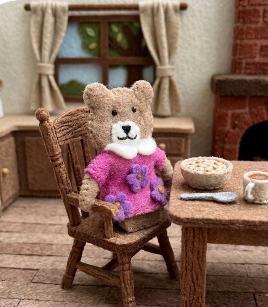 ethik felt || goldilocks and the 3 bears finger puppet set