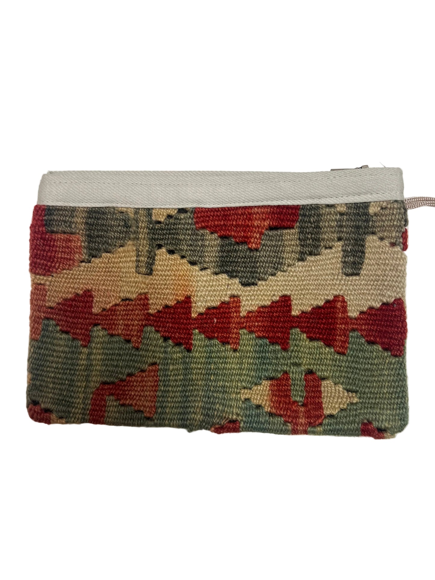 Turkish up-cycled carpet || clutch purse