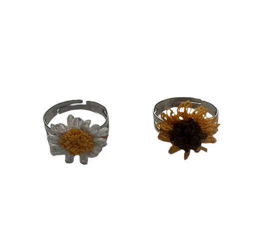 Turkish Jewellery || sunflower and daisy rings