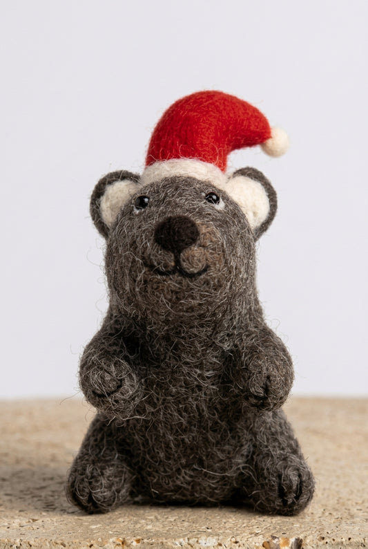 ethik felt || wombat xmas decoration