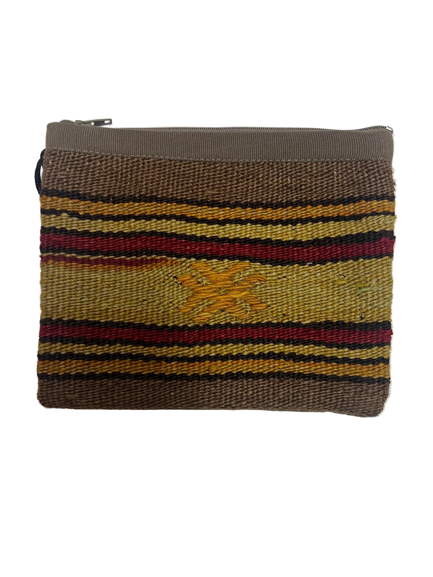 Turkish up-cycled carpet || clutch purse