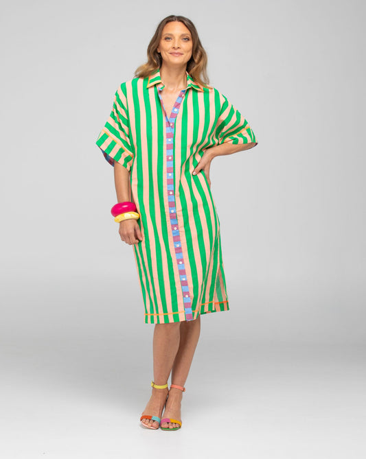 boomshankar || maui shirtdress || capri peach