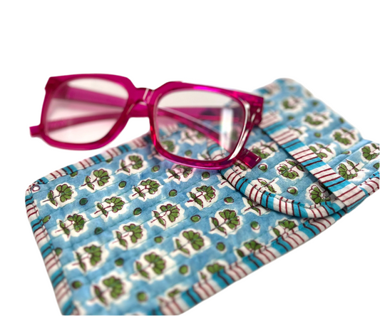 ethik hand block cotton || glasses case