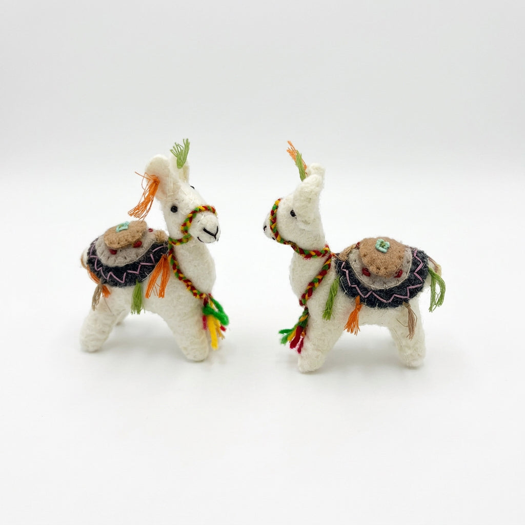 ethik felt || xmas Llama decoration