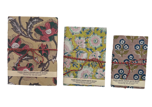 ethik hand block cotton || notebook