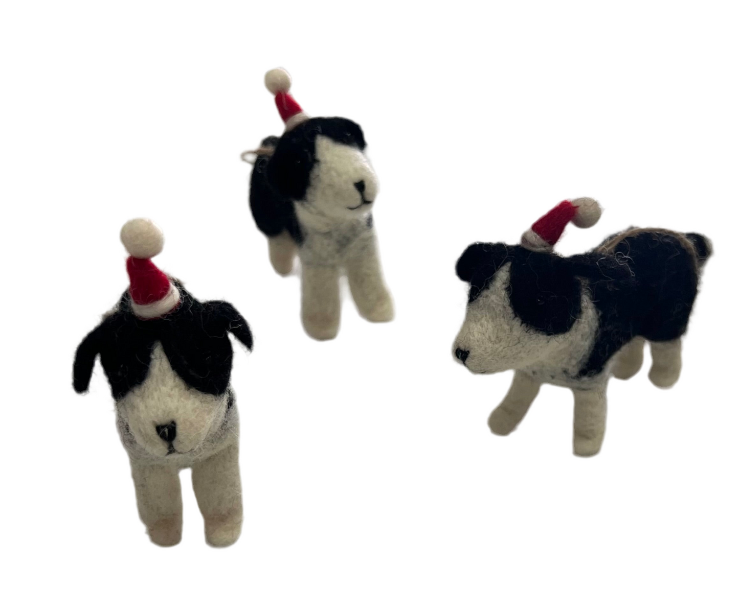 ethik felt || border collie xmas decoration