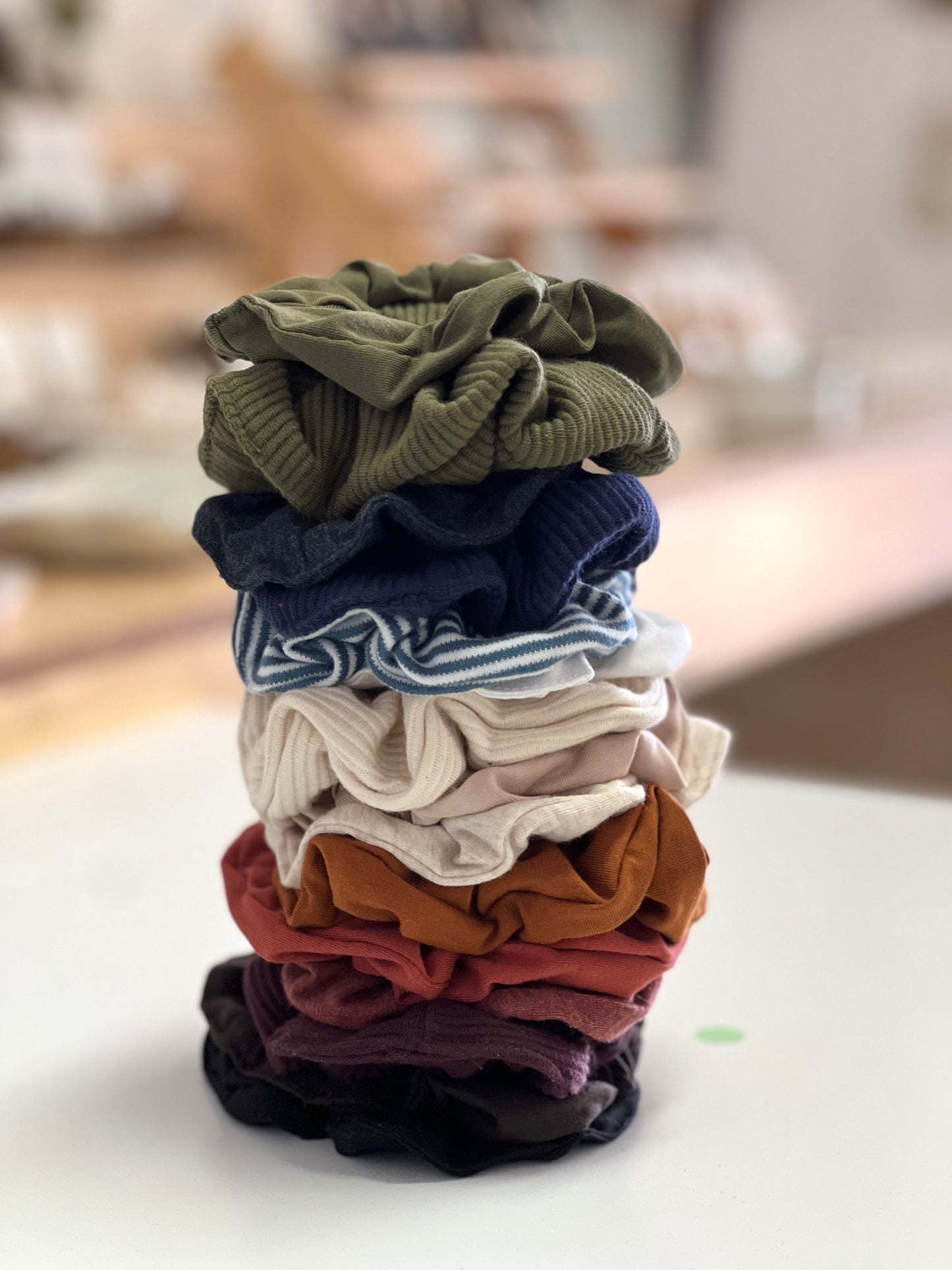 ethik organic cotton || scrunchies