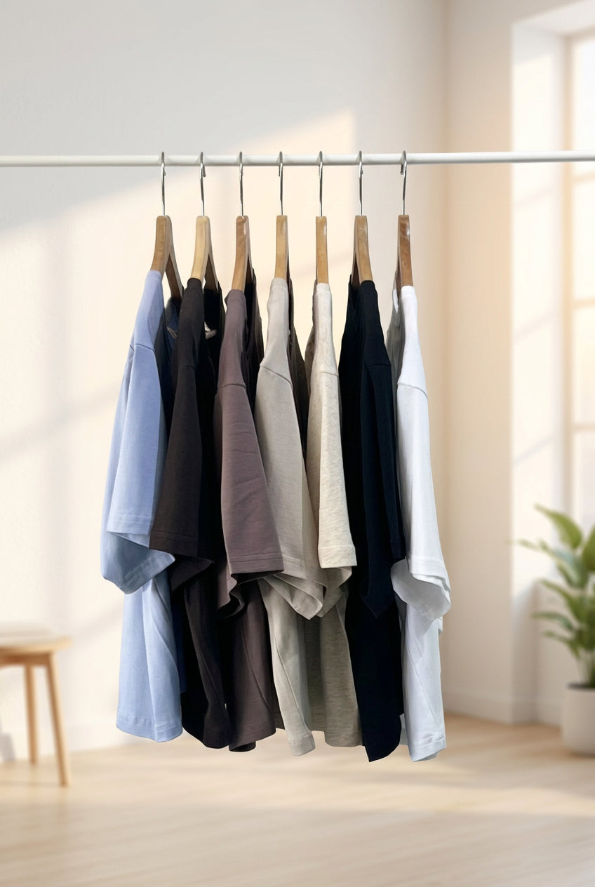 ethik organic cotton || oversized cropped tee