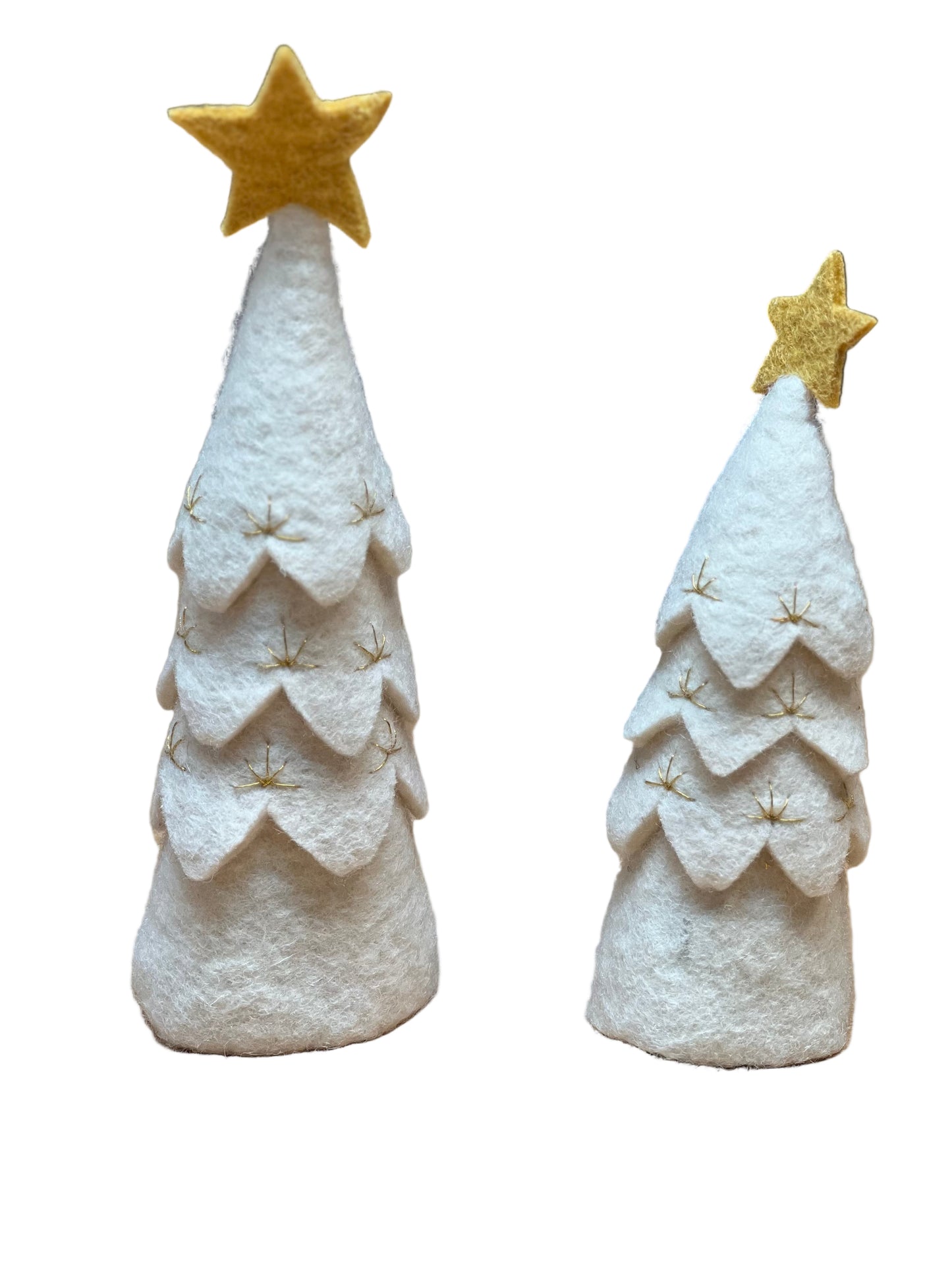 ethik felt || standing xmas trees || tree topper