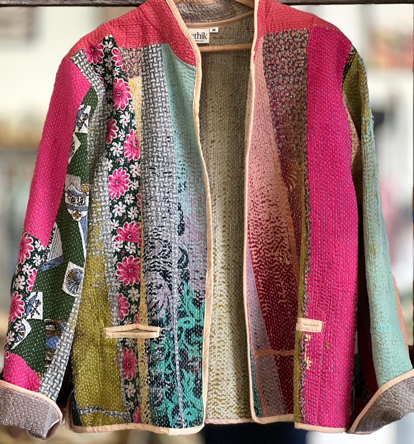 ethik || vintage kantha jacket