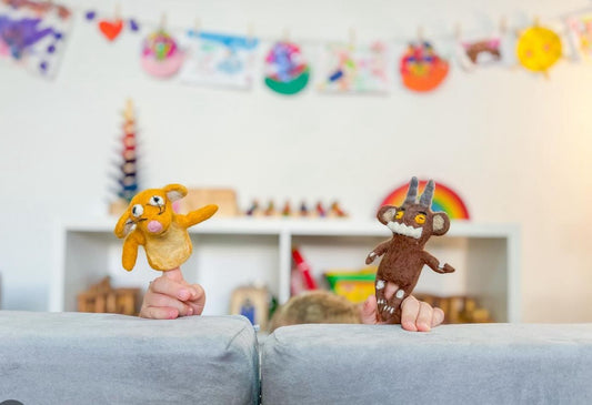 Felt Gruffalo fingerpuppets