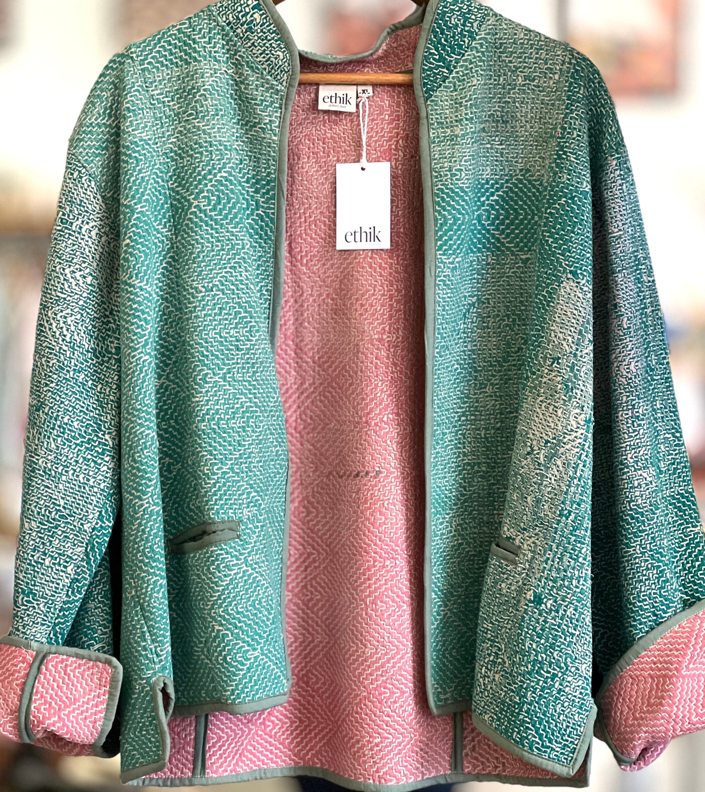 ethik || vintage kantha jacket