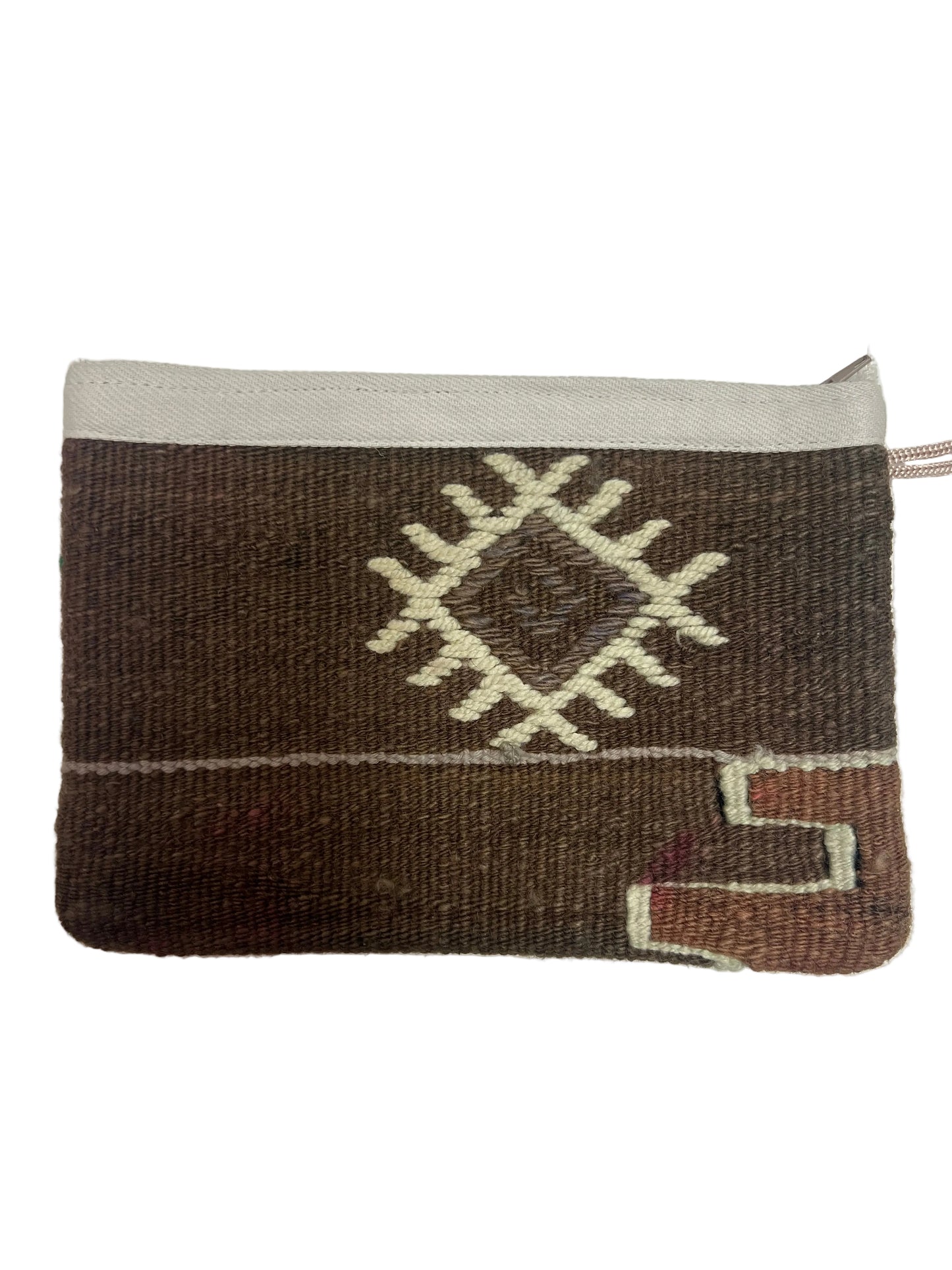 Turkish up-cycled carpet || clutch purse