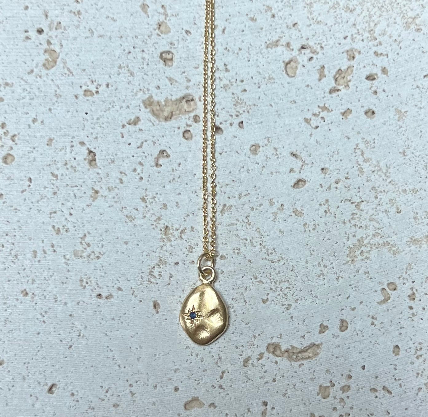 Jaipur gold jewellery || signet stone drop necklace