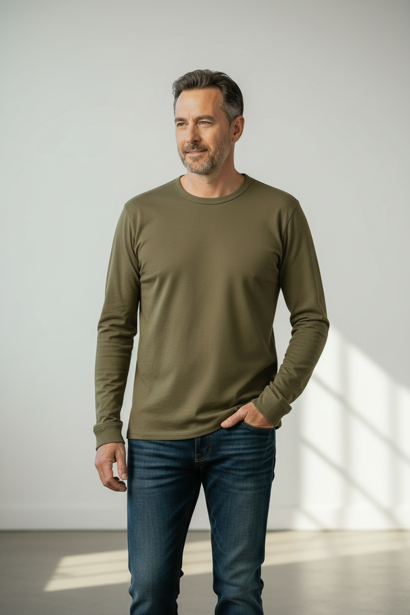 ethik organic cotton || unisex long sleeve tee