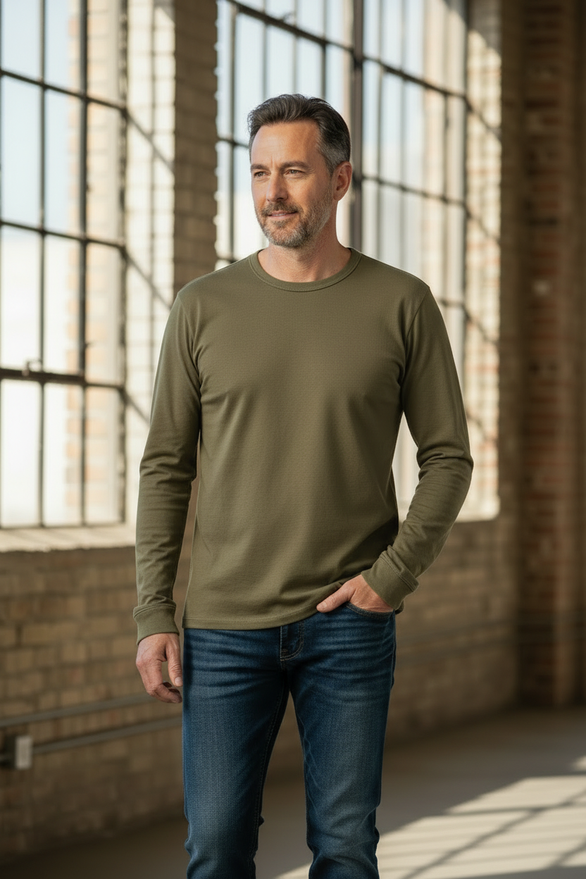 ethik organic cotton || unisex long sleeve tee