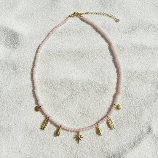 Jaipur gold || 7 charm necklace