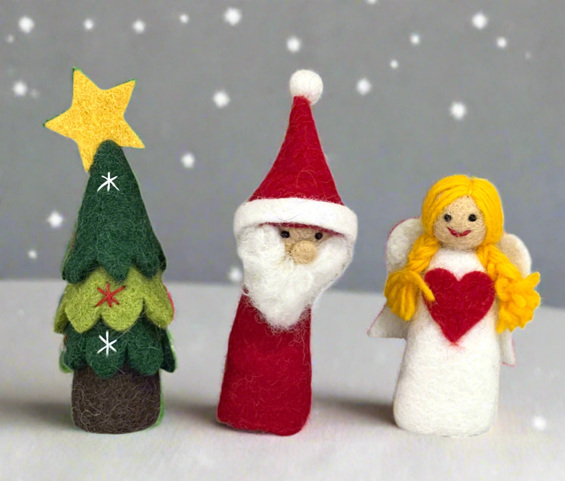 ethik felt || xmas finger-puppets