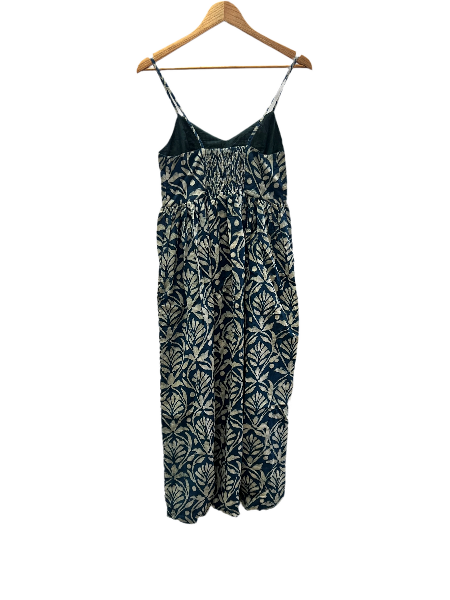 Anokhi || Strappy Summer Dress || natural indigo dye