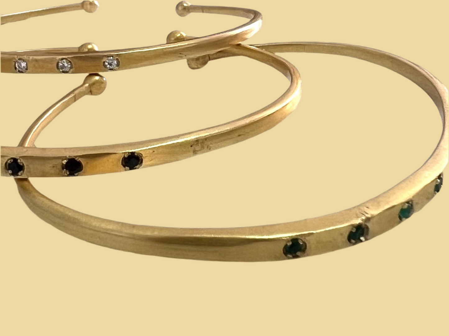 Jaipur gold jewellery || brass and 5 stone bangle