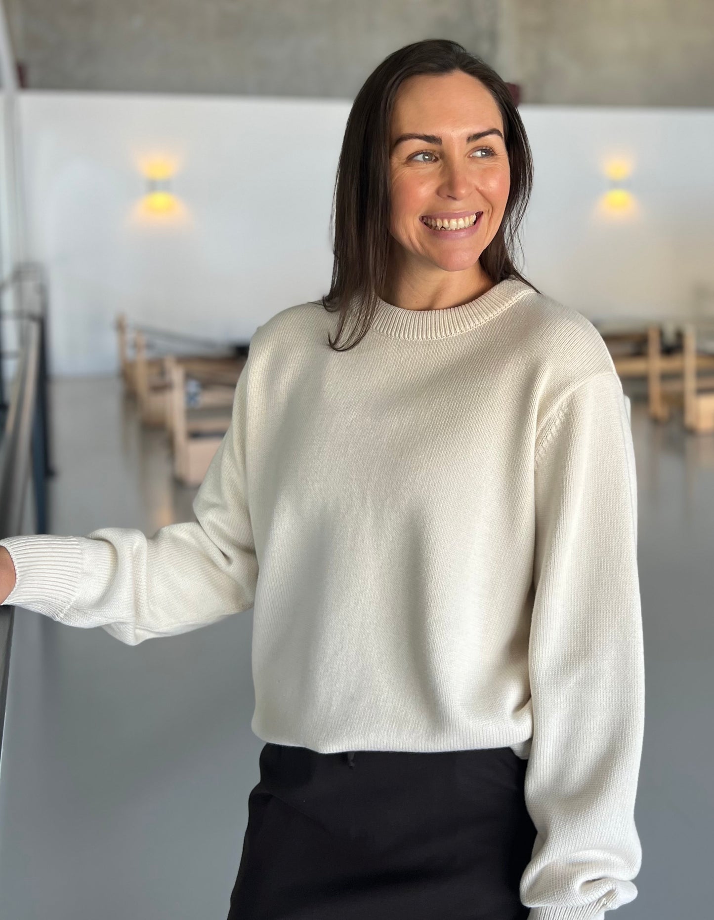 anona organic cotton || unisex knit jumper