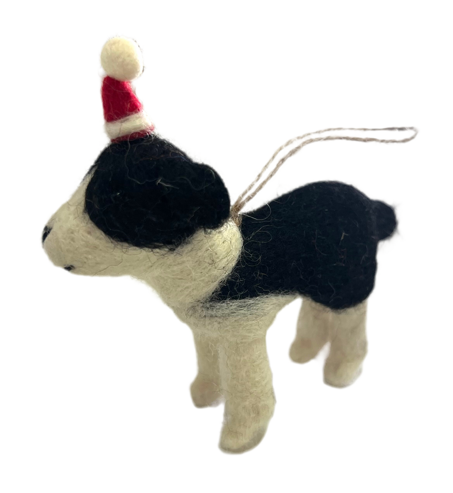 ethik felt || border collie xmas decoration