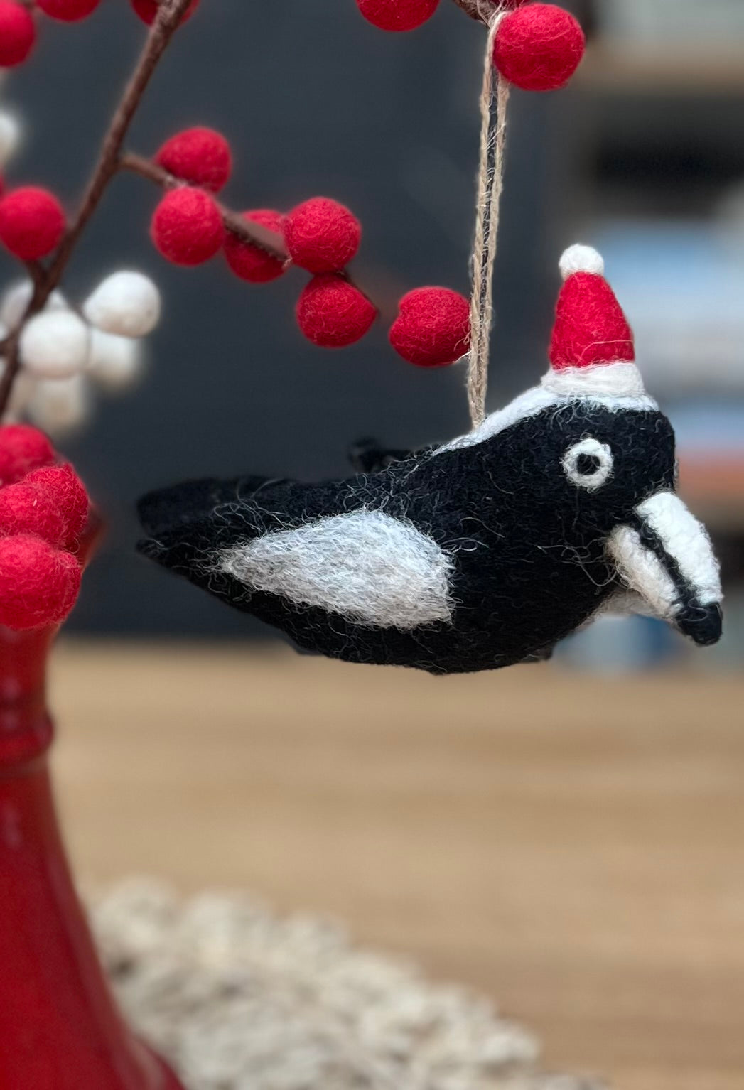 ethik felt || aussie bird xmas decorations
