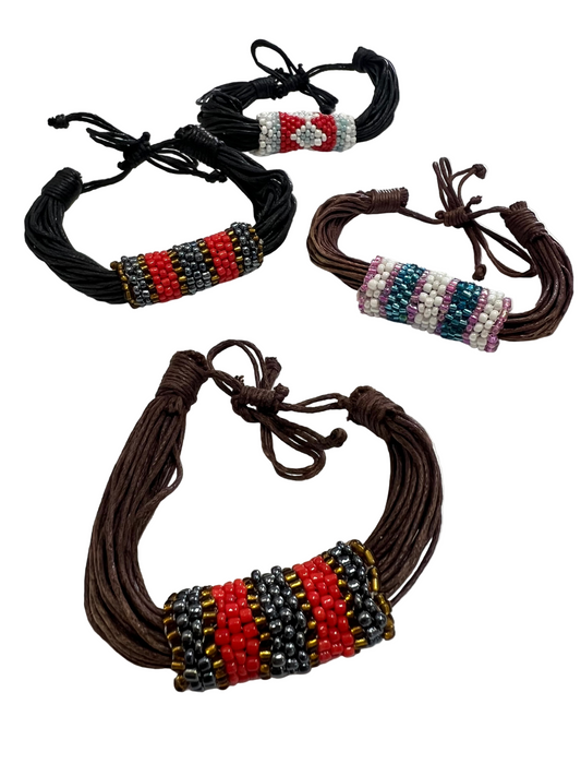 ethik beaded bracelets || thick strand