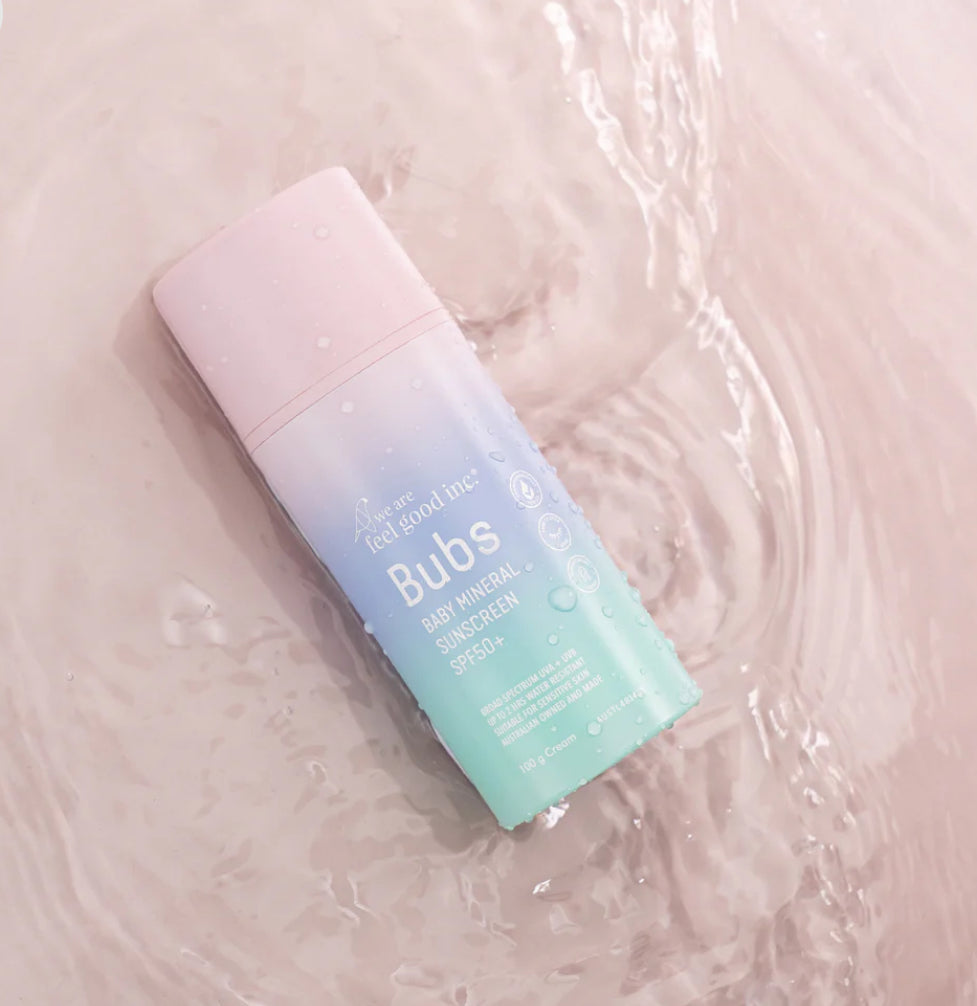 we are feel good inc || BUBS baby mineral sunscreen SPF50