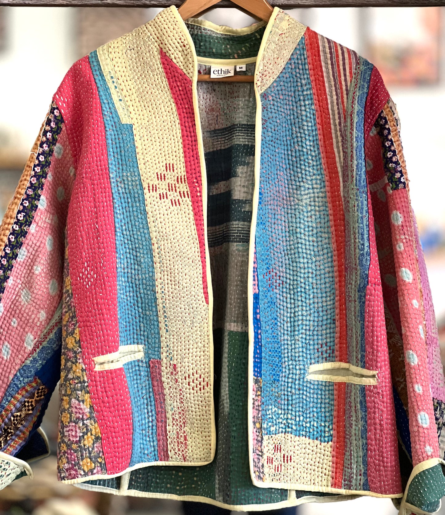 ethik || vintage kantha jacket