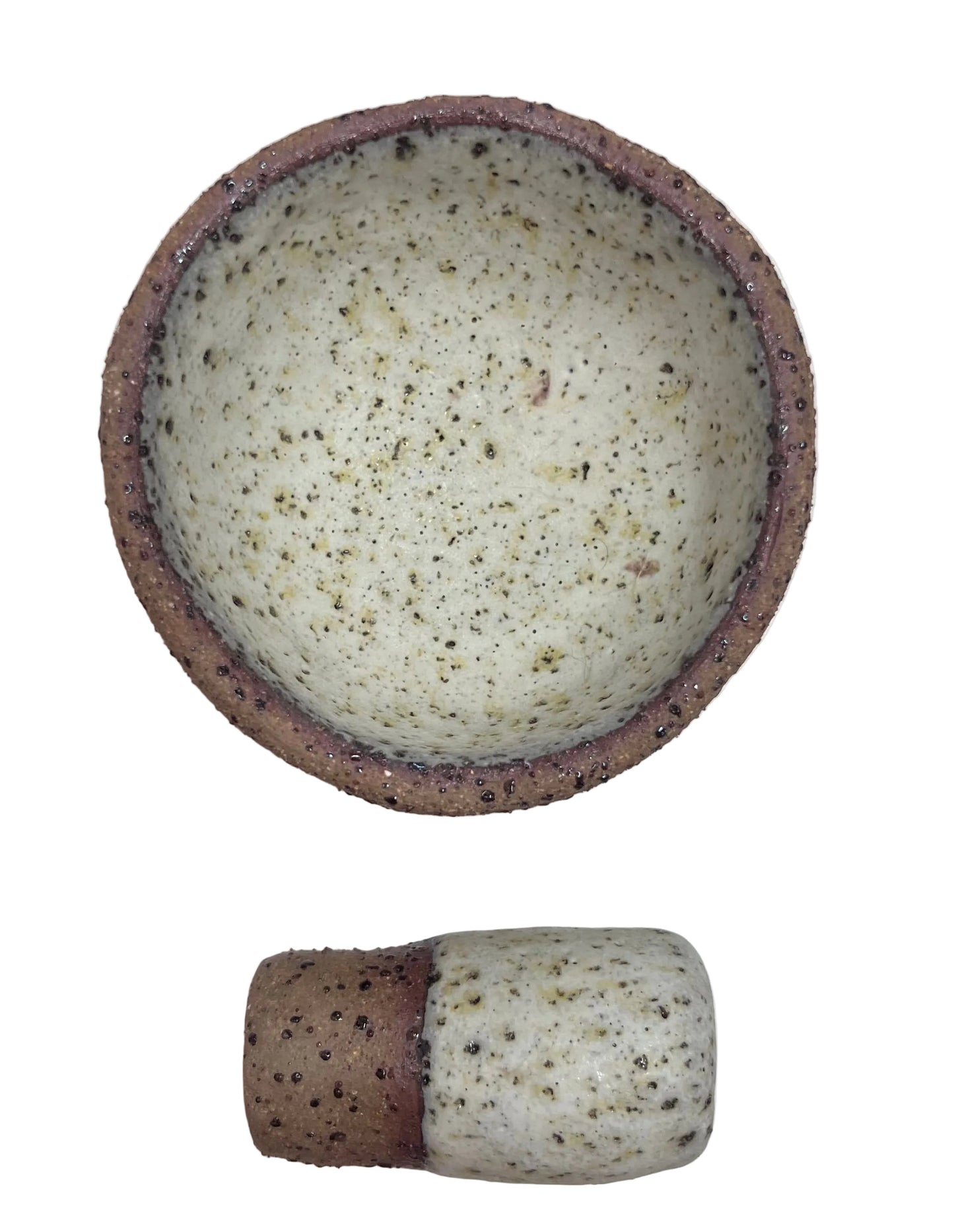 mini ceramic mortar and pestle