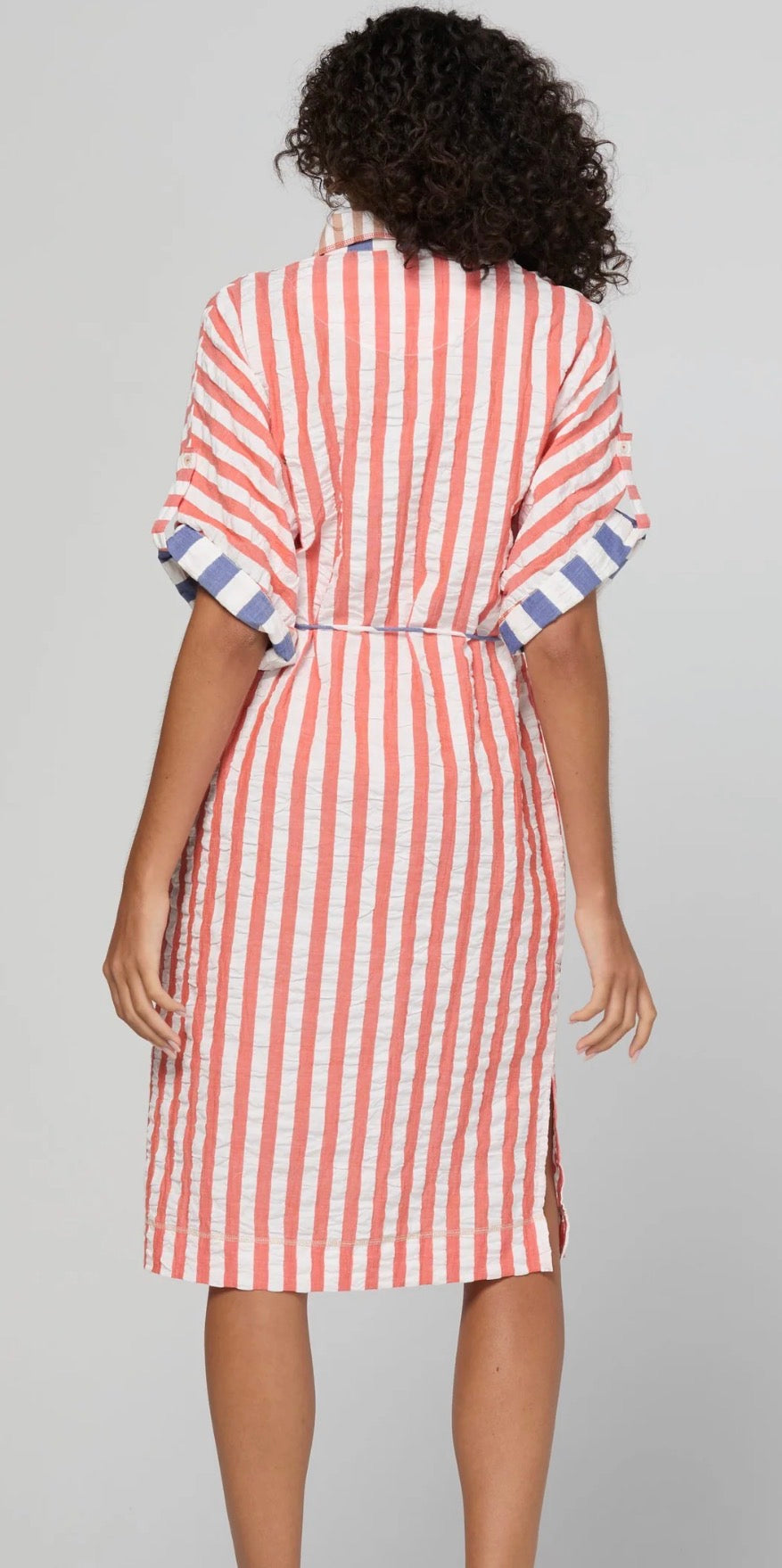 boomshankar || Maui shirt dress || watermelon stripe