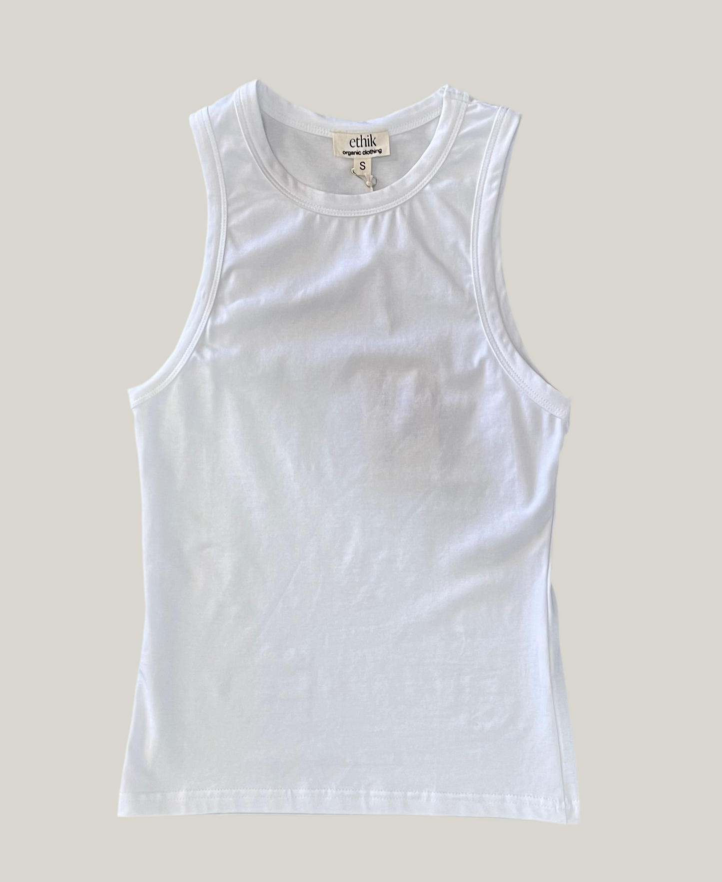 ethik organic cotton || basic singlet top