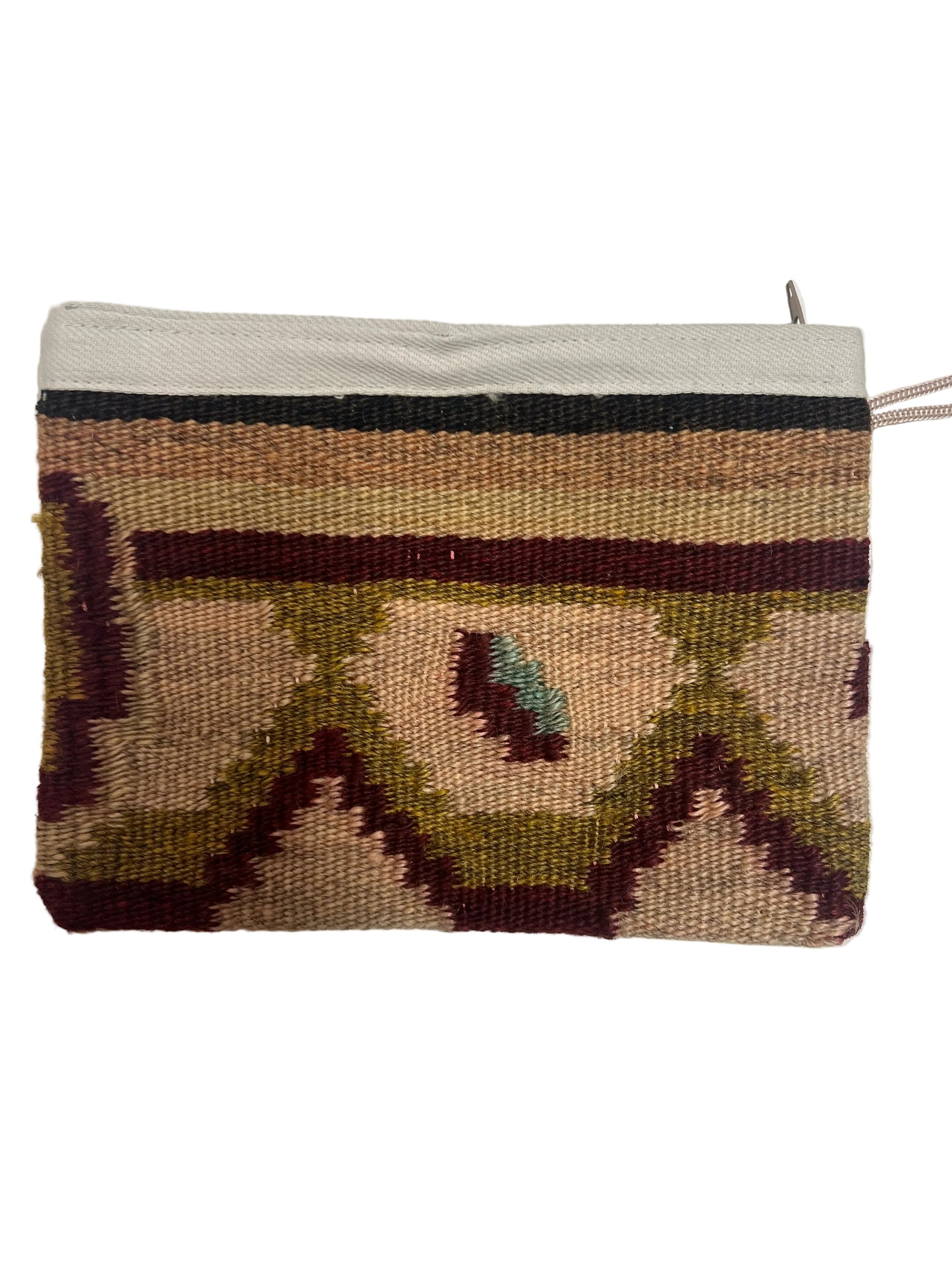 Turkish up-cycled carpet || clutch purse